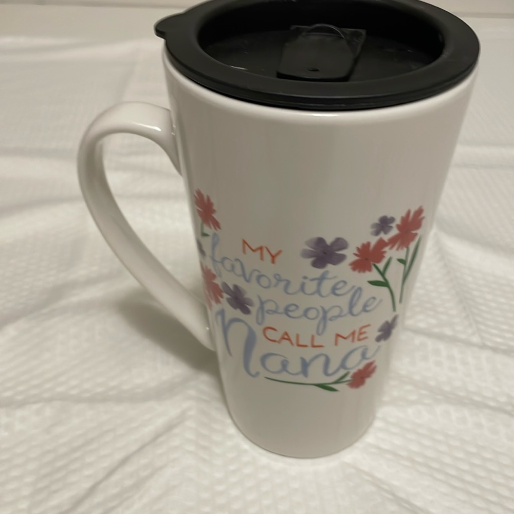 Modern Southern Home New Bone China Latte  Mug with lid